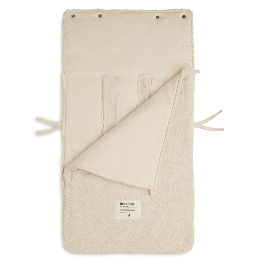 Jollein - Istuinpussi autoon BOUCLE 42x82 cm Boucle Naturel