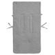 Jollein - Istuinpussi autoon fleece BASIC KNIT 42x82 cm Stone Grey