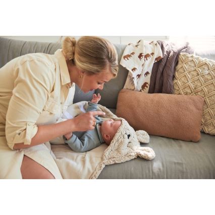 Jollein - Kapalohuopa fleece Bunny 100x105 cm Nougat