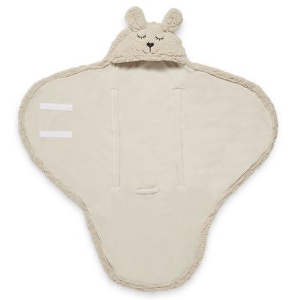 Jollein - Kapalohuopa fleece Bunny 100x105 cm Nougat