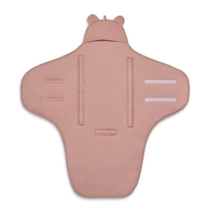 Jollein - Puuvillainen kapalohuopa BASIC STRIPE 100x105 cm Rosewood