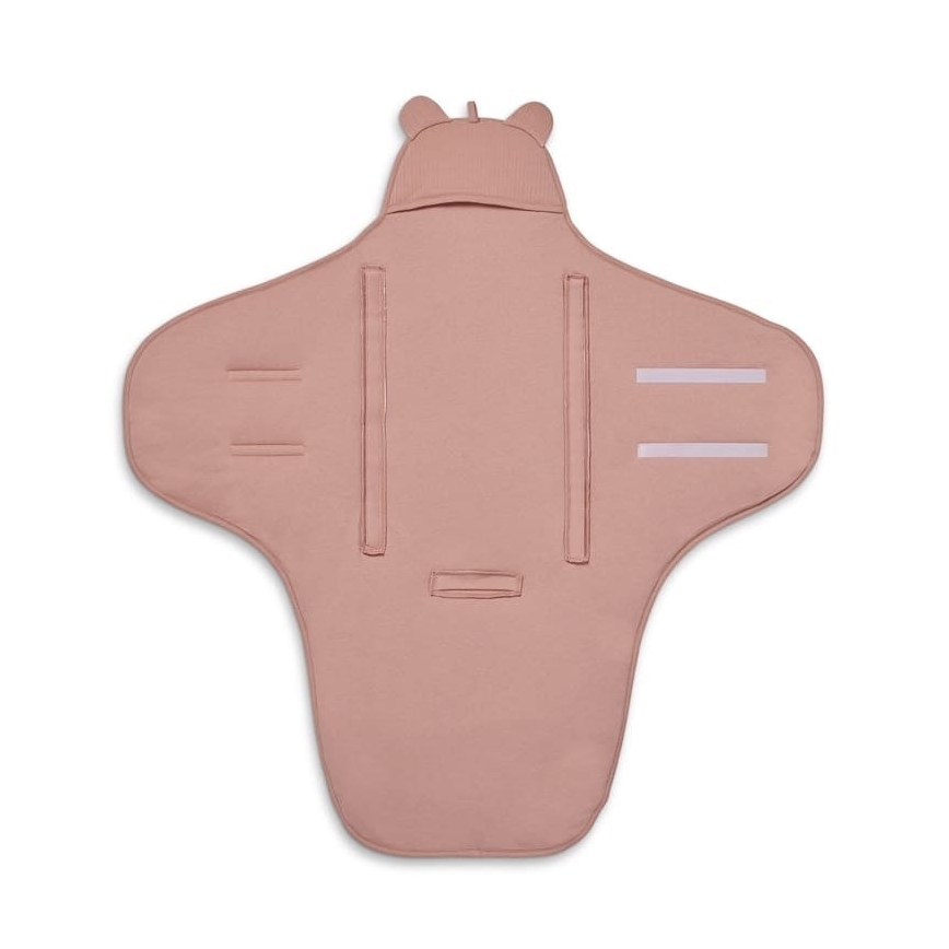 Jollein - Puuvillainen kapalohuopa BASIC STRIPE 100x105 cm Rosewood