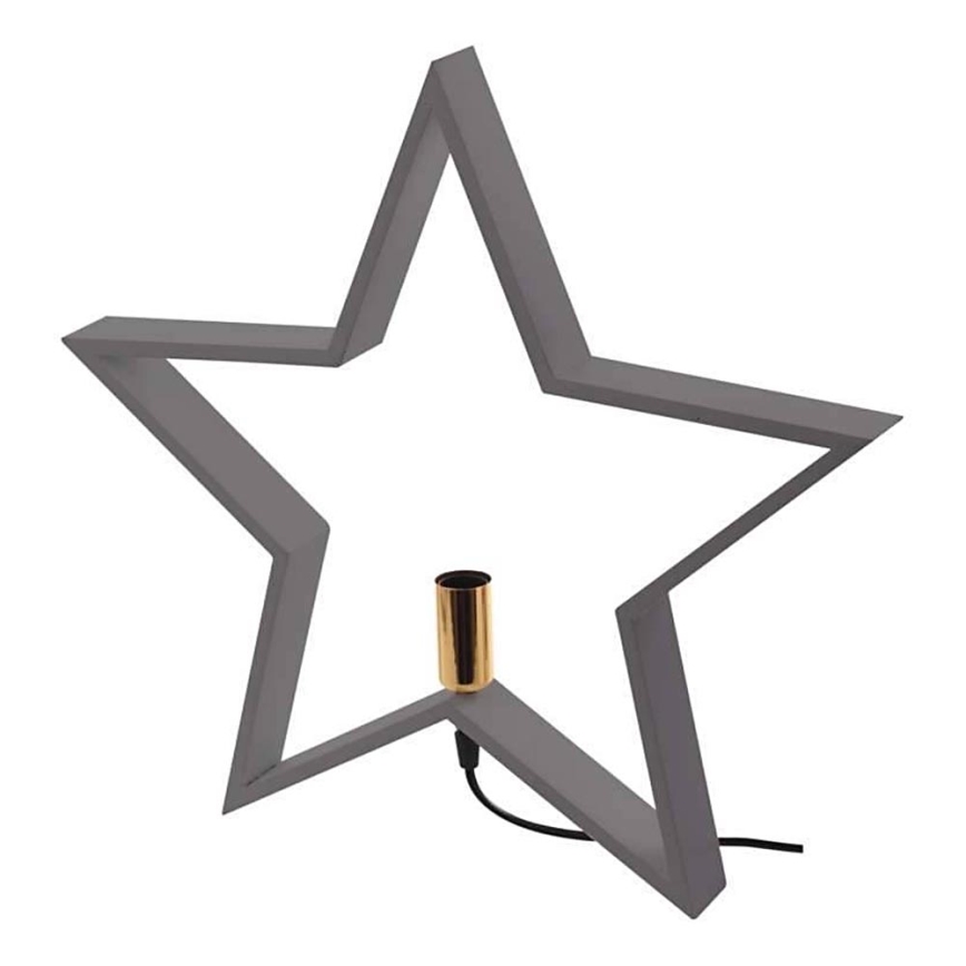 joulukoristeet 1xE14/230V harmaa