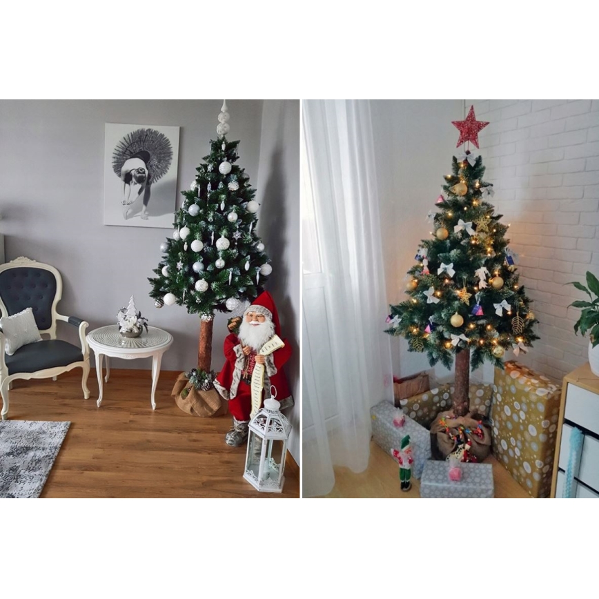 Joulupuu jalustassa 220 cm mänty