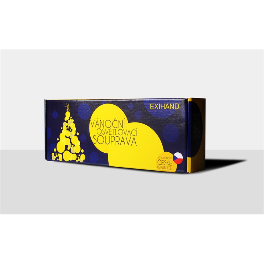 Jouluvalot ASTERIA 16xE10 13,5m monivärinen Valmistettu EU