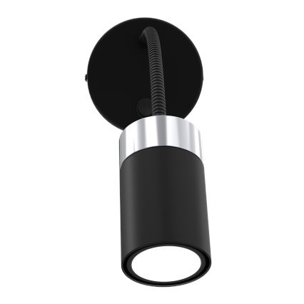 Joustava JOKER-pöytävalaisin 1xGU10/8W/230V musta/matattu kromi