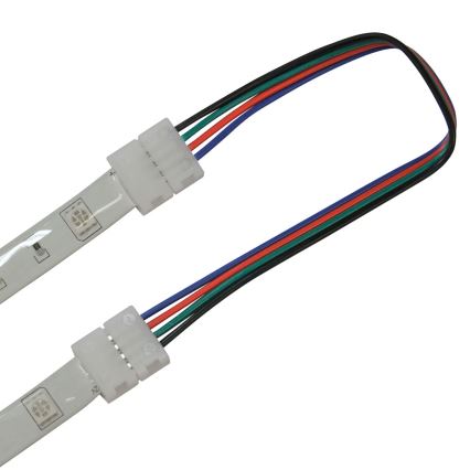 Joustava kaksipuolinen liite kohteelle RGB LED nauhat 4pin 10 mm