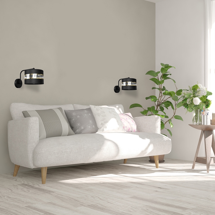 Joustava valaisin ULTIMO 1xE27/60W/230V musta