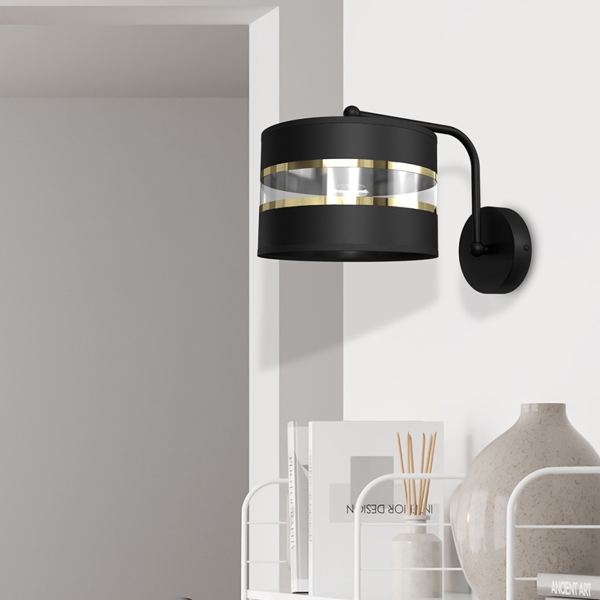 Joustava valaisin ULTIMO 1xE27/60W/230V musta