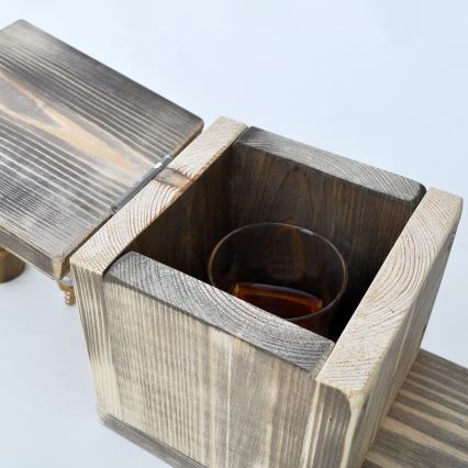 Juoma-automaatti 30x32 cm kulta/kuusi