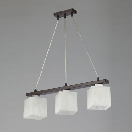 Jupiter 1097 - PO 3 - Kattokruunu POLA 3xE27/60W/230V wenge