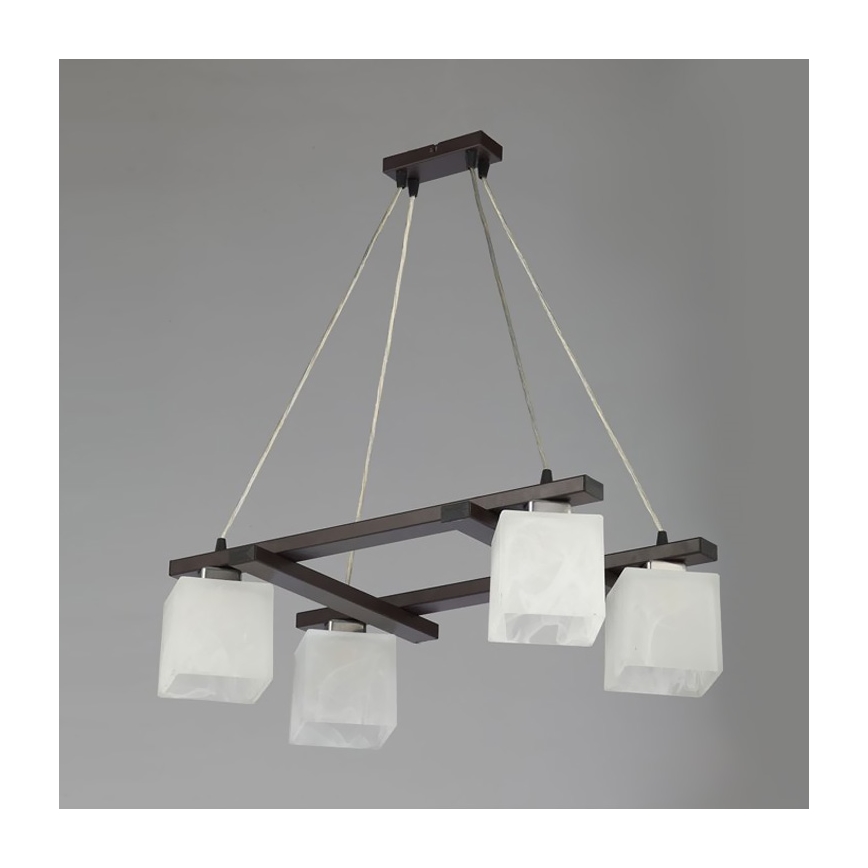 Jupiter 1098 - PO4 - Riippukattokruunu POLA 4xE27/60W/230V wenge