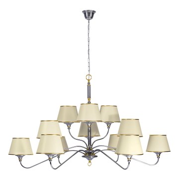 Jupiter 1411 - NESS NE 12 - Kattokruunu ketjussa 12xE27/60W/230V