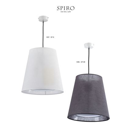 Jupiter 1497 - Kattokruunu SPIRO 1xE27/60W/230V