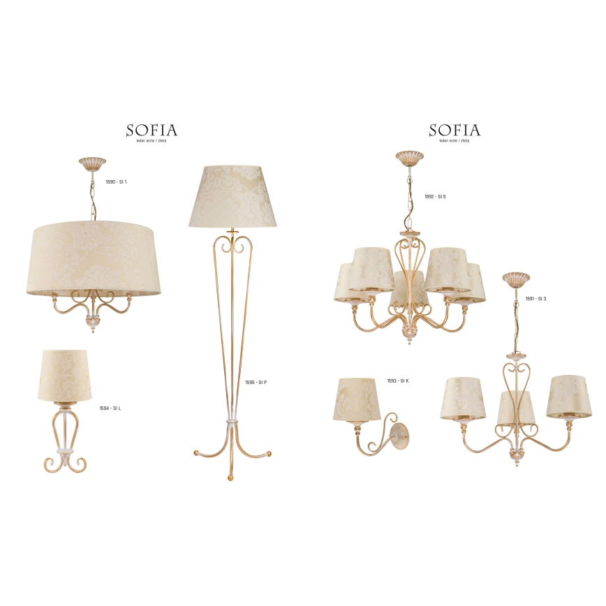 Jupiter 1594 - SI L EC - Pöytävalaisin SOFIA E27/60W