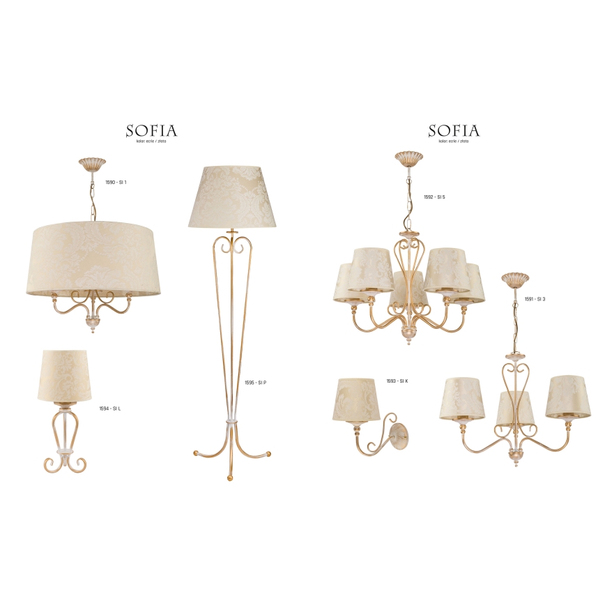 Jupiter 1595 - SI P EC - Lattialamppu SOFIA E27/60W