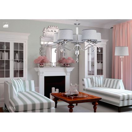 Jupiter 1609 - EG P CH - Kristallilattiavalaisin EGIDA 3xE27/60W/230V