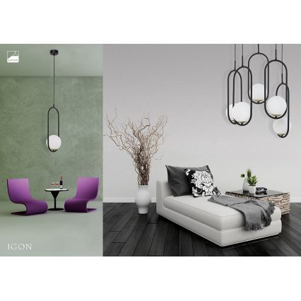 Jupiter 1728 - Kattokruunu narulla IGON 5xE14/40W/230V