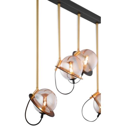 Jupiter 1892 - Kattokruunu tangossa PLANET 4xG9/10W/230V kultainen