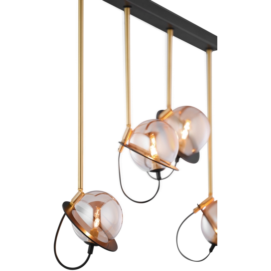 Jupiter 1892 - Kattokruunu tangossa PLANET 4xG9/10W/230V kultainen