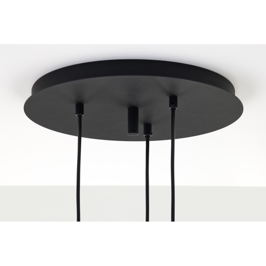 Jupiter 2013 - Kattokruunu johdossa ALAS 3xGU10/10W/230V musta/kulta