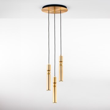 Jupiter 2019 - Kattokruunu johdossa ALAS 3xGU10/10W/230V kulta