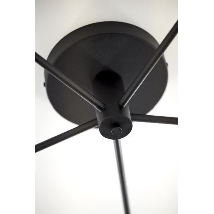 Jupiter 2047 - Kiinteä kattokruunu PRATO 5xG9/10W/230V musta/beige