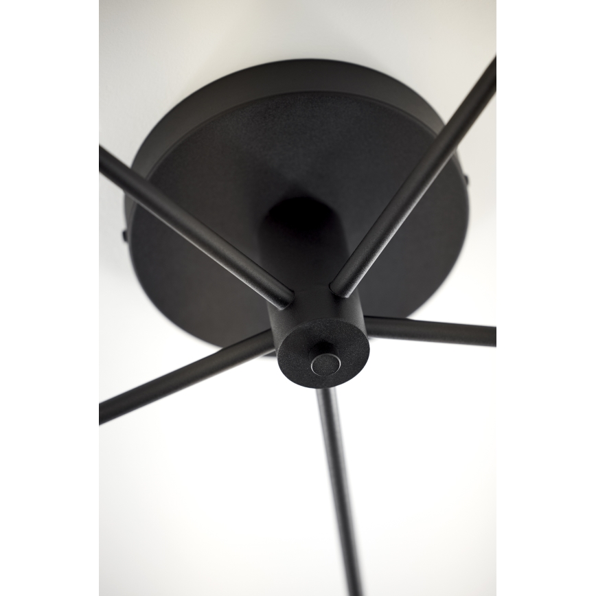 Jupiter 2047 - Kiinteä kattokruunu PRATO 5xG9/10W/230V musta/beige