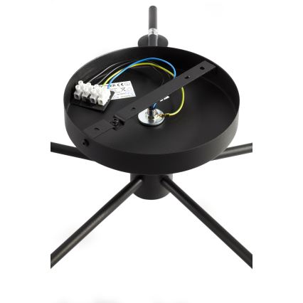 Jupiter 2047 - Kiinteä kattokruunu PRATO 5xG9/10W/230V musta/beige