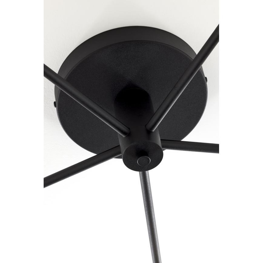 Jupiter 2048 - Pintakiinnitteinen kattovalaisin PRATO 5xG9/14W/230V musta/savunharmaa