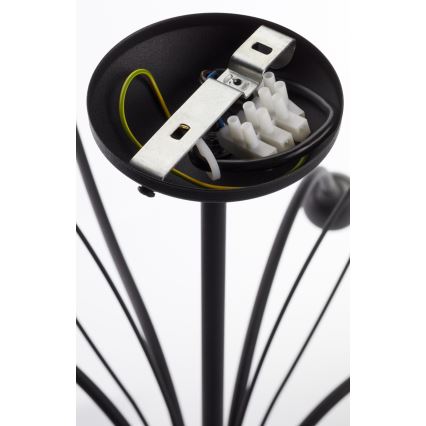 Jupiter 2056 - Varrellinen kattokruunu GLORIOSA 10xG9/14W/230V musta