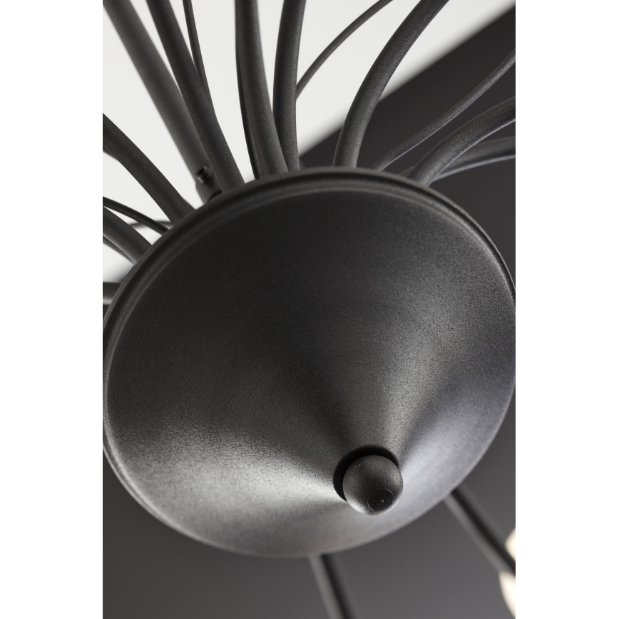 Jupiter 2057 - GLORIOSA kattokruunu ketjulla 15xG9/14W/230V, musta