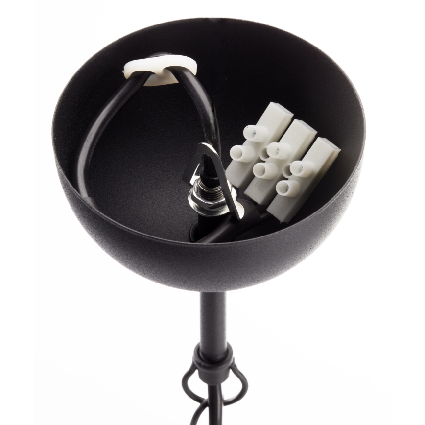 Jupiter 2057 - GLORIOSA kattokruunu ketjulla 15xG9/14W/230V, musta