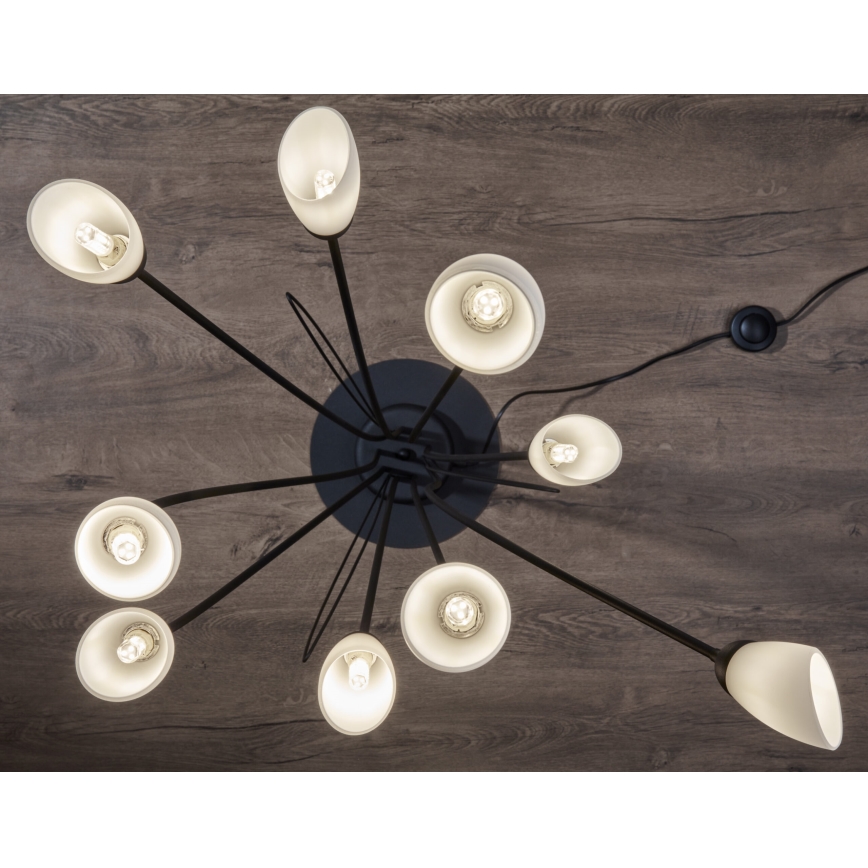 Jupiter 2058 - Lattiavalaisin GLORIOSA 9xG9/14W/230V musta