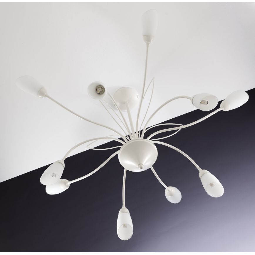 Jupiter 2061 - GLORIOSA varrellinen kattokruunu 10xG9/14W/230V kermanvärinen