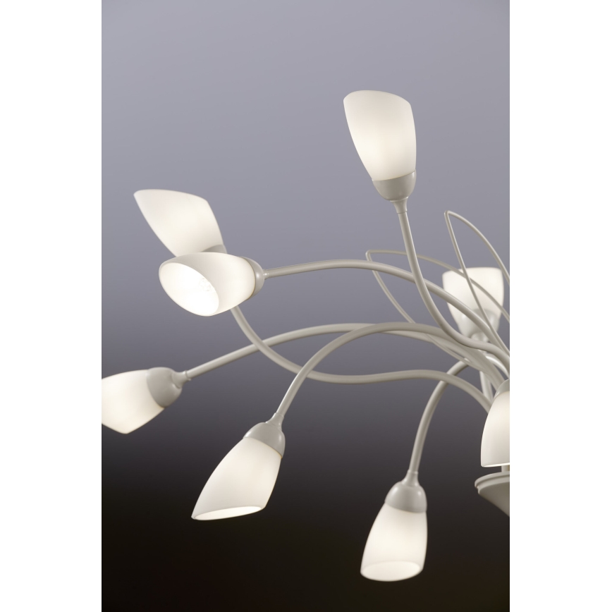 Jupiter 2062 - Ketjullinen kattokruunu GLORIOSA 15xG9/14W/230V kermanvärinen