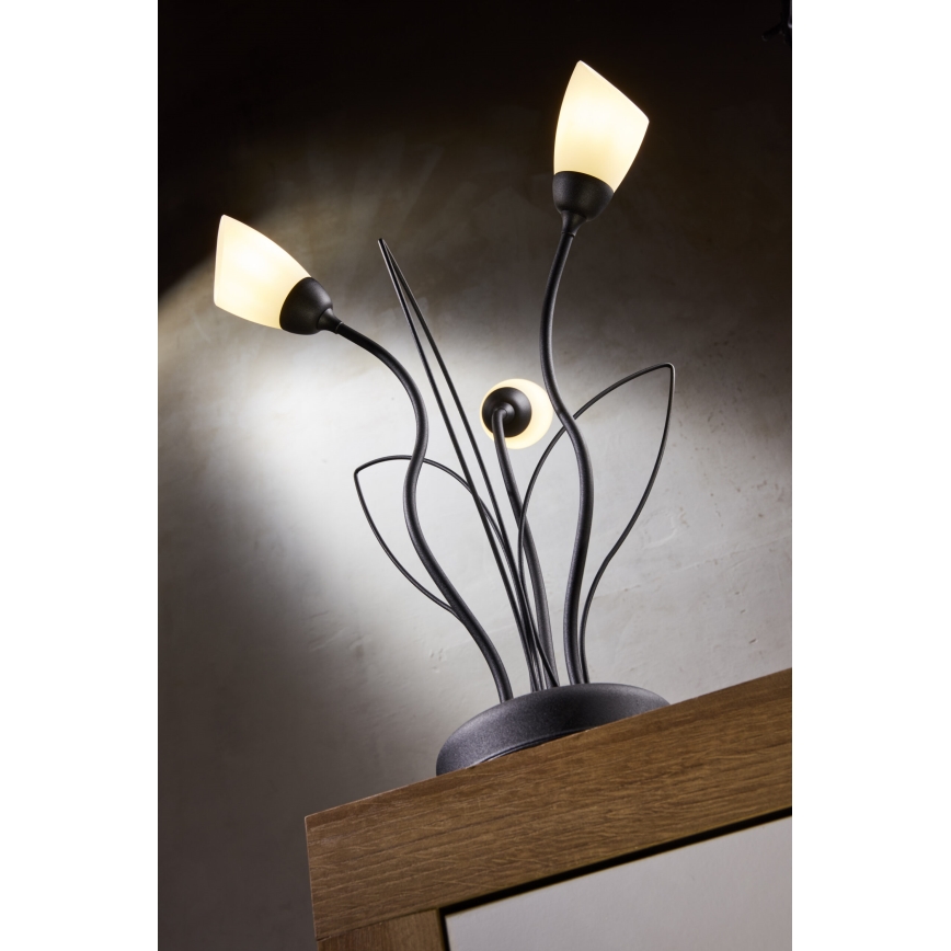 Jupiter 2065 - Pöytävalaisin GLORIOSA 3xG9/14W/230V musta