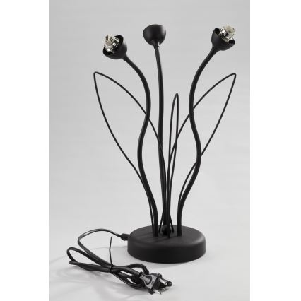 Jupiter 2065 - Pöytävalaisin GLORIOSA 3xG9/14W/230V musta