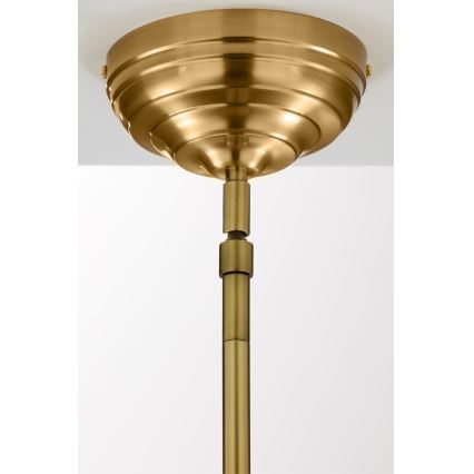 Jupiter 2073 - Kattokruunu varrella PLATINO 1xE27/15W/230V vihreä/kulta