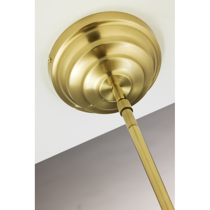 Jupiter 2074 - Varrellinen kattokruunu PLATINO 3xE27/15W/230V vihreä/kultainen