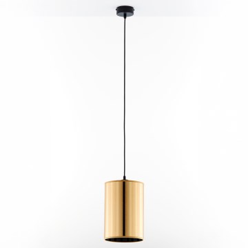 Jupiter 2090 - Riippuvalaisin vaijerilla CORTINA 1xE27/15W/230V kultainen/musta