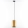 Jupiter 2090 - Riippuvalaisin vaijerilla CORTINA 1xE27/15W/230V kultainen/musta