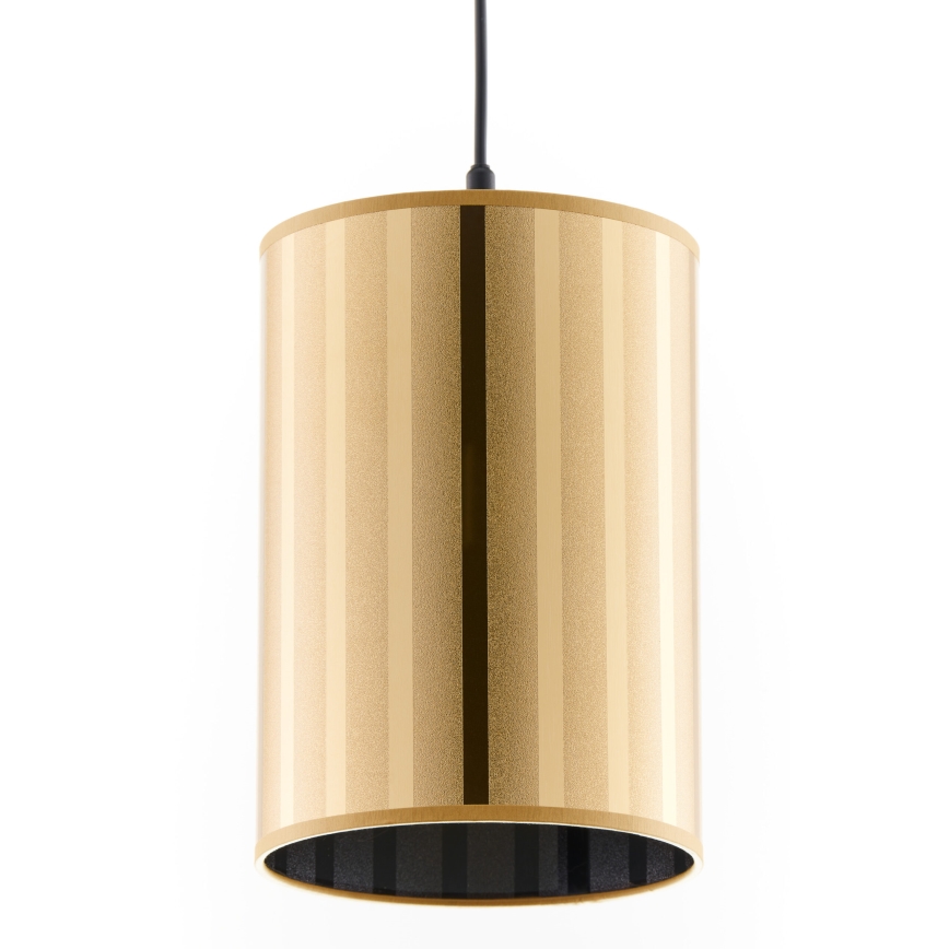Jupiter 2090 - Riippuvalaisin vaijerilla CORTINA 1xE27/15W/230V kultainen/musta