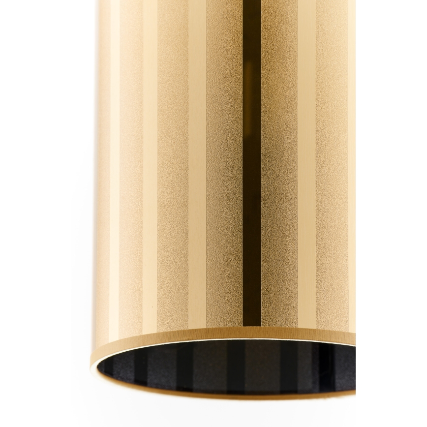 Jupiter 2090 - Riippuvalaisin vaijerilla CORTINA 1xE27/15W/230V kultainen/musta