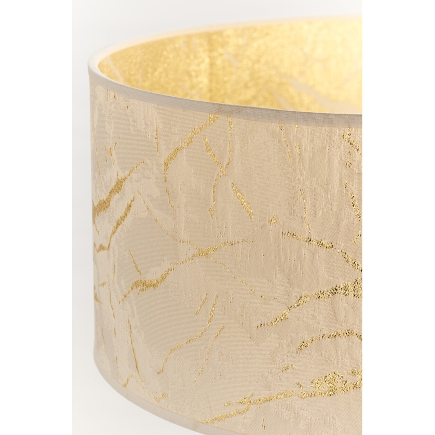 Jupiter 2112 - Pöytälamppu KASZMIR 1xE27/15W/230V valkoinen/kultainen/marmorikuosi