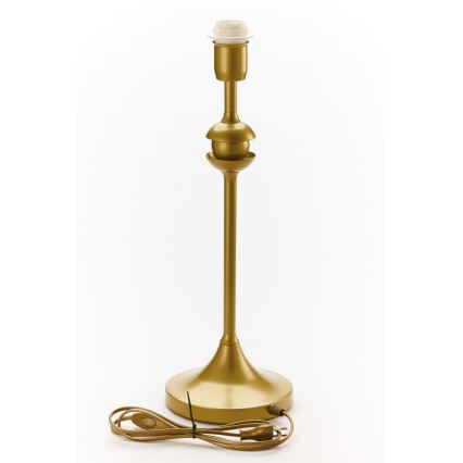 Jupiter 2112 - Pöytälamppu KASZMIR 1xE27/15W/230V valkoinen/kultainen/marmorikuosi