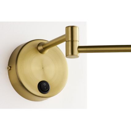 Jupiter 2177 - Seinävalaisin MIRO 1xE27/15W/230V kullanvärinen