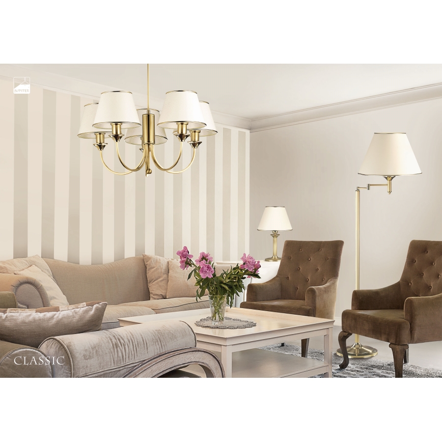 Jupiter 286 - CL 5 - Riippukattokruunu CLASSIC 5xE27/60W/230V