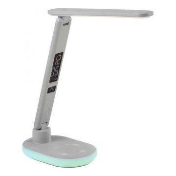 JUST LIGHT. 11018-16 - LED RGBW himmennettävä kosketuksella ohjattava pöytälamppu langattomalla latauksella TINA LED/4W/230V valkoinen