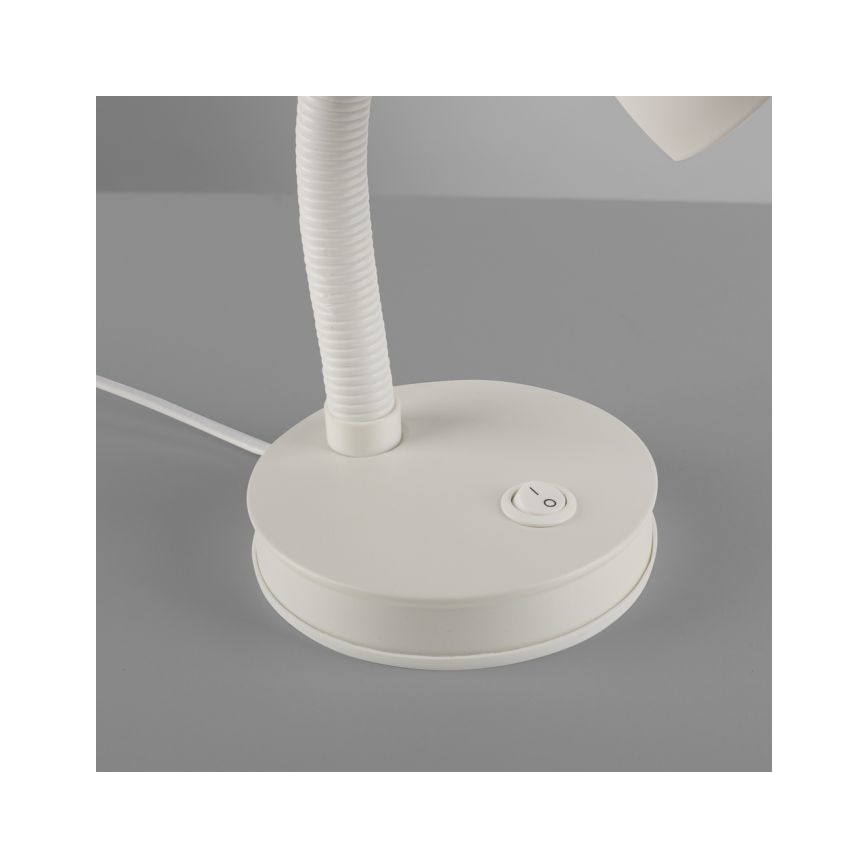 JUST LIGHT. 11080-16 - Säädettävä pöytävalaisin FLEXI 1xE27/25W/230V valkoinen